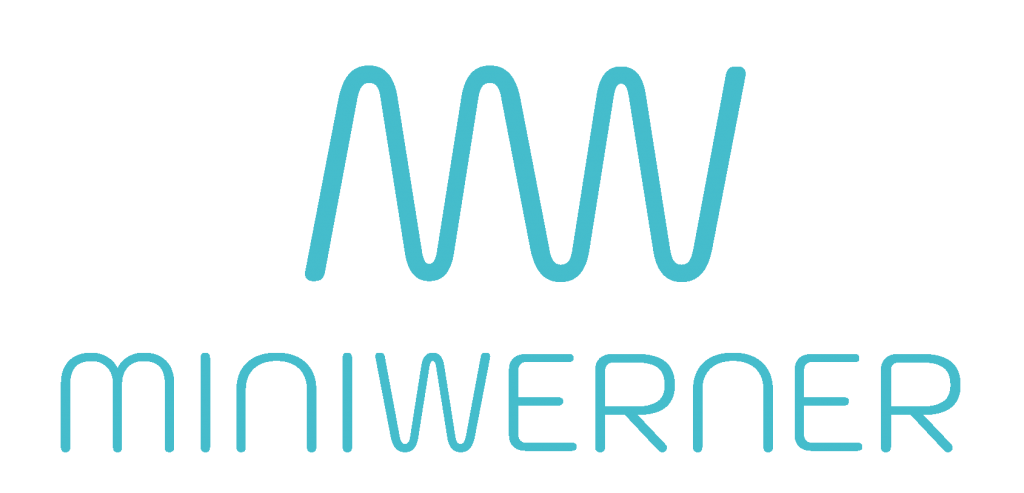This image has an empty alt attribute; its file name is logo_miniwerner_turkos-1024x493.png